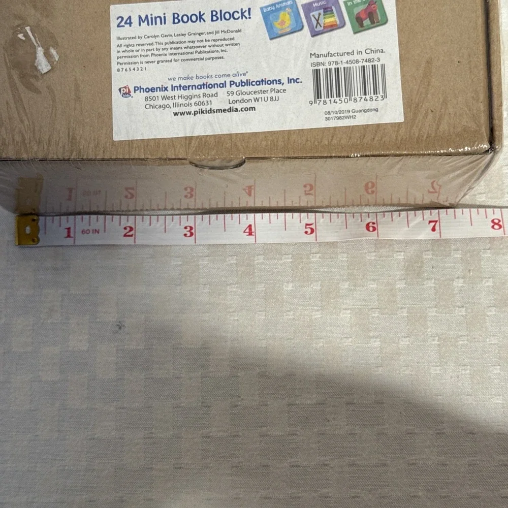 24 Mini Book Block Kid Board Book Lot Phoenix International Children Toddler NEW